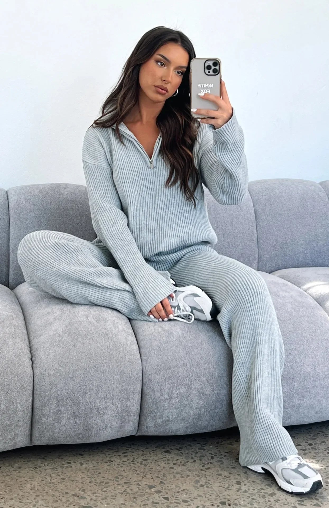 Kim | Conjunto de Malha com Saia