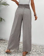 Sapphira | Calças Femininas com Design Geométrico