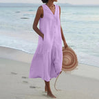 Lena | Vestido com Decote em V Elegante