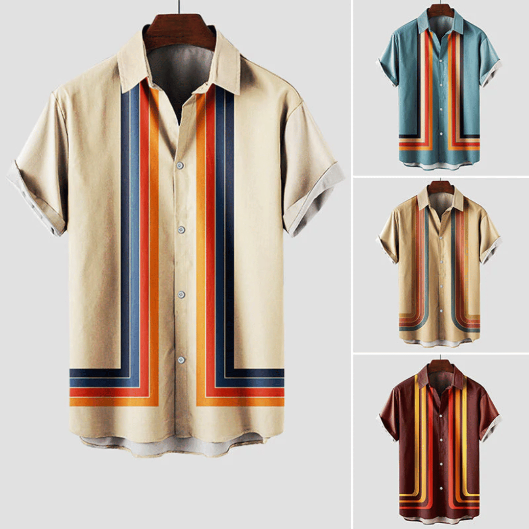 Gerrit | Camisa Retro de Verão Masculina