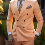 Conjunto de Terno Formal para Casamento Masculino com Dupla Fileira | Conjunto de Duas Peças