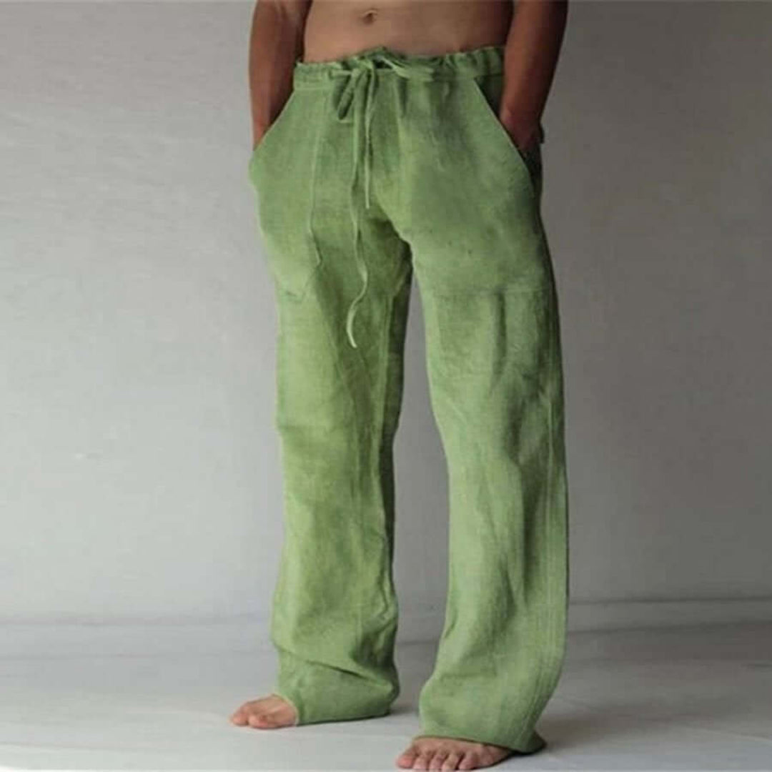 Calças Masculinas de Perna Larga | Estilo Casual