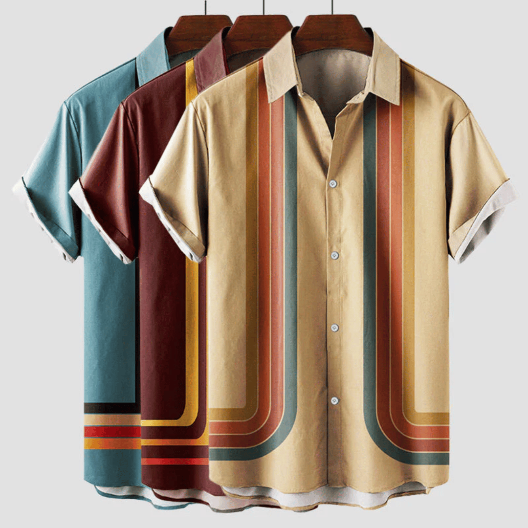 Gerrit | Camisa Retro de Verão Masculina