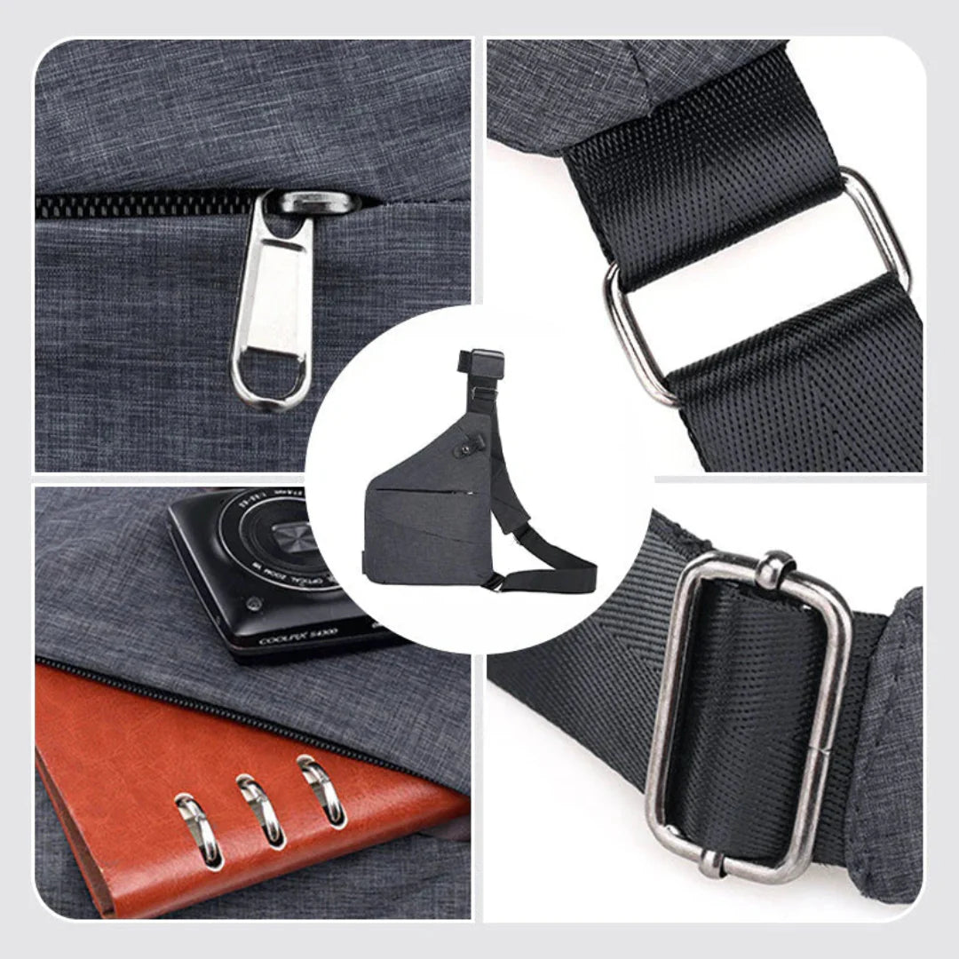 Ralay | Mochila Crossbody Anti-Roubo Masculina