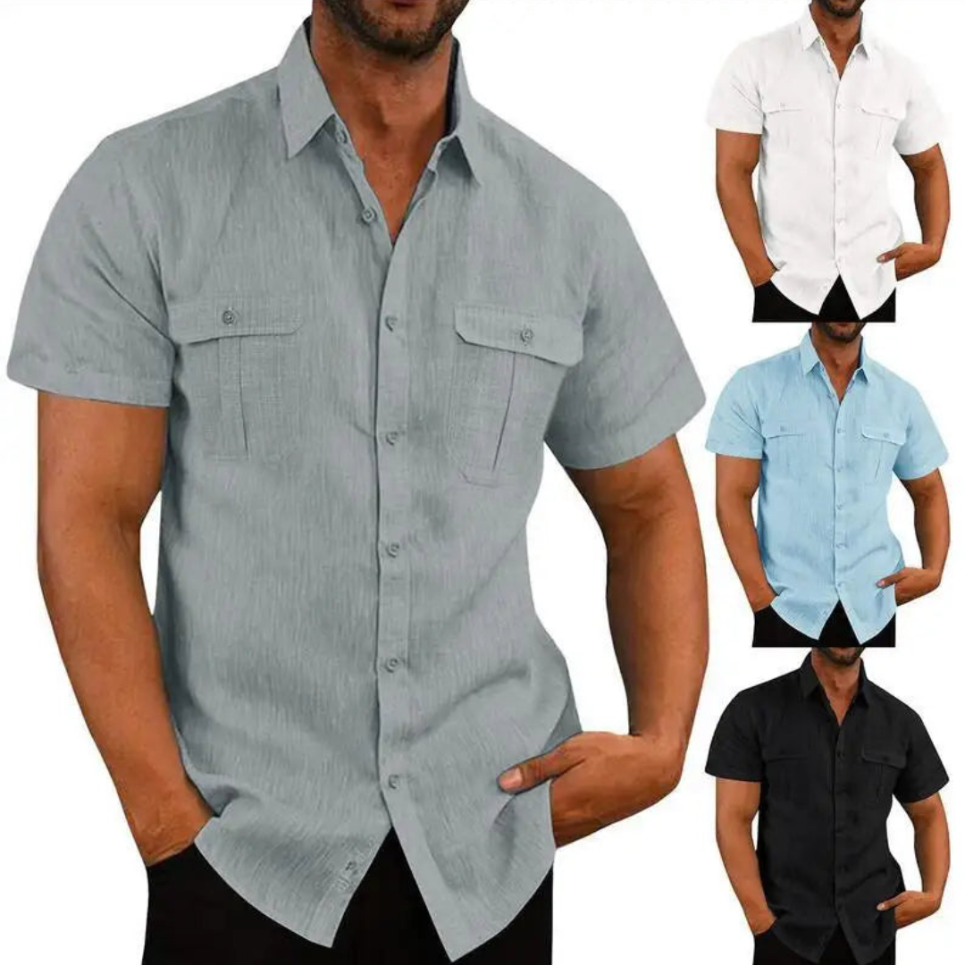 Yannick | Camisa Masculina de Manga Curta