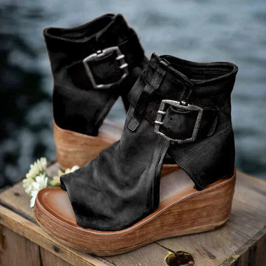 Jhoanna | Sandálias Boho com Salto Femininas