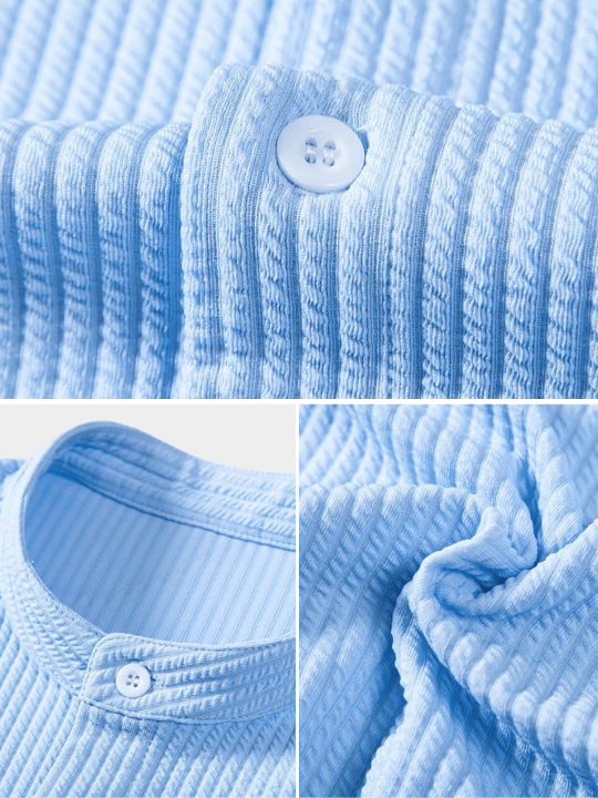 Nico | Camisa Listrada com Gola Alta
