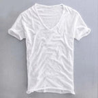Sonny | Camiseta Masculina de V-Abertura Premium