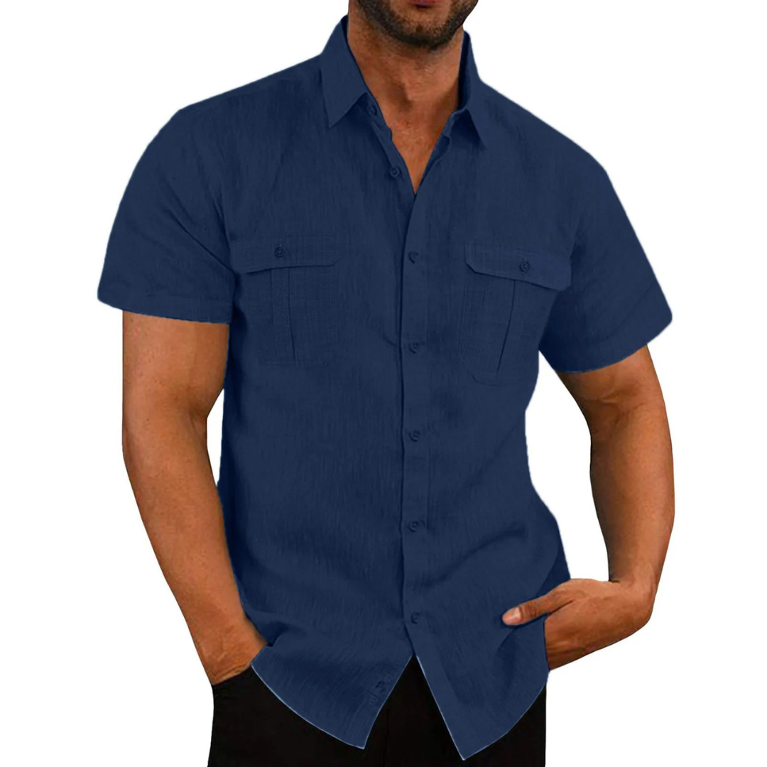 Yannick | Camisa Masculina de Manga Curta