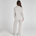 Eline | Conjunto Premium de Loungewear com Calças Confortáveis e Decote em V