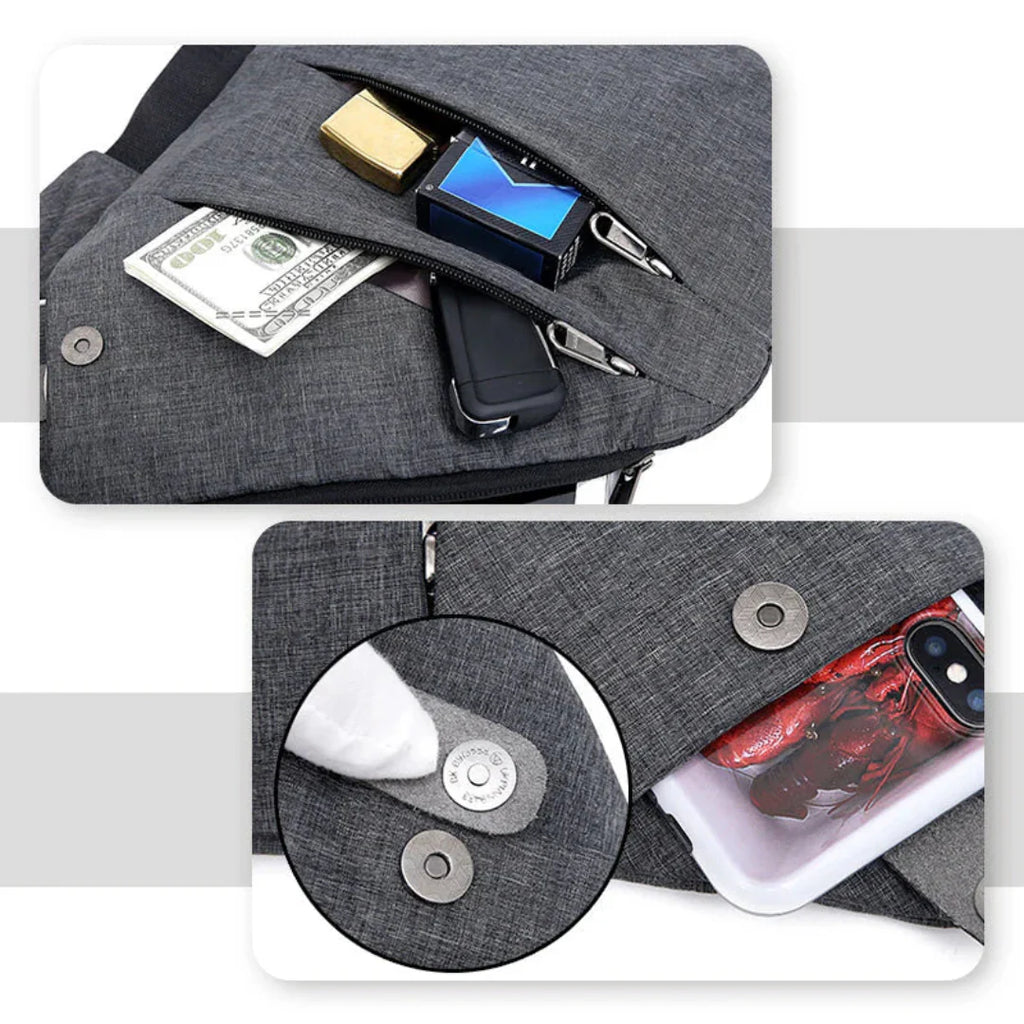Ralay | Mochila Crossbody Anti-Roubo Masculina