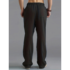Calças de Loungewear Masculinas com Corte Relaxado e Perna Larga