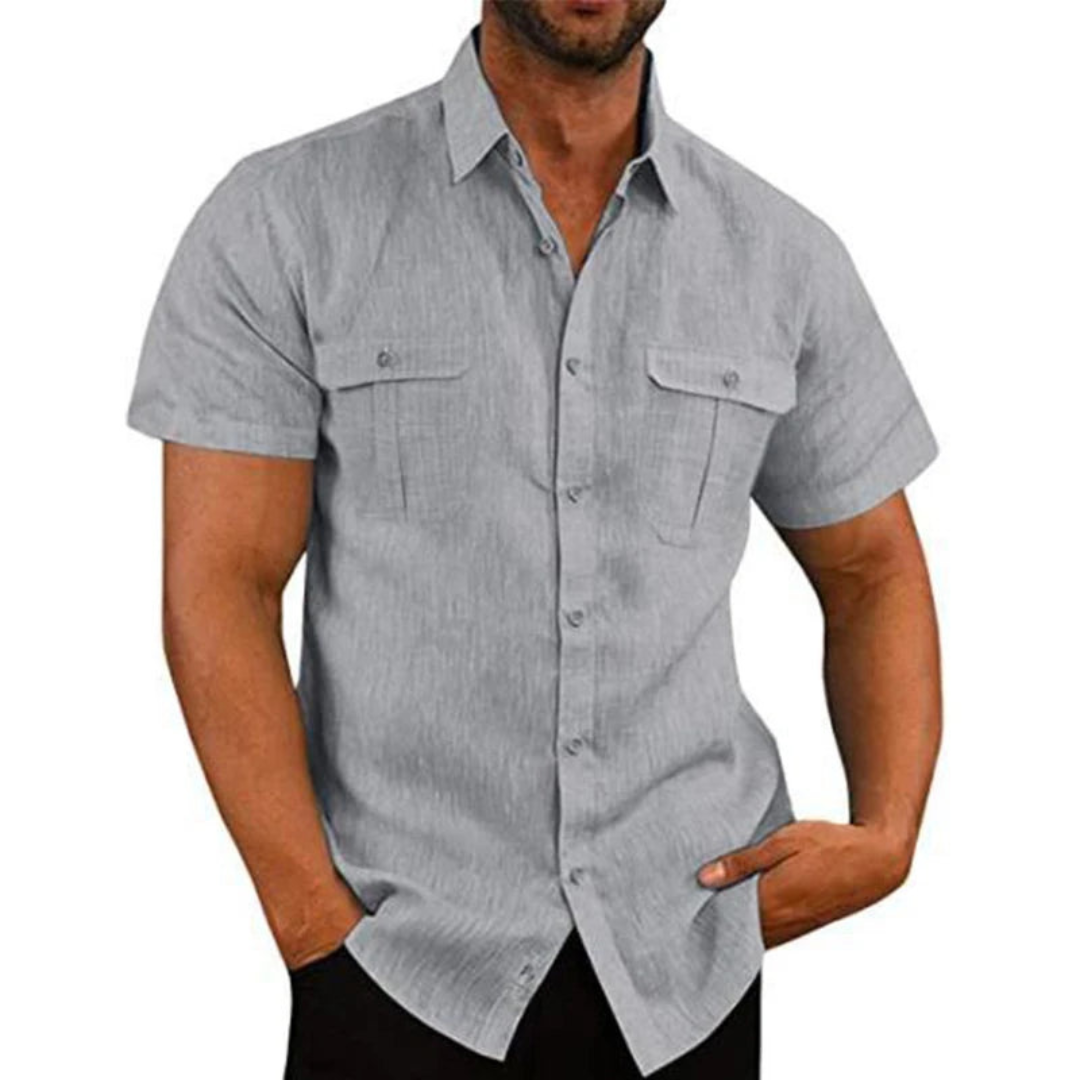 Yannick | Camisa Masculina de Manga Curta