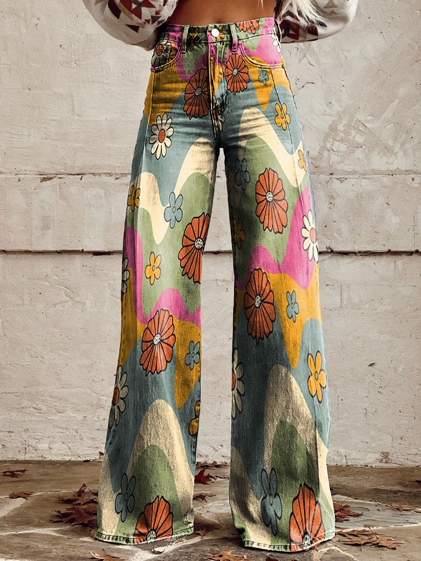 Ritan | Calças Longas de Denim Femininas