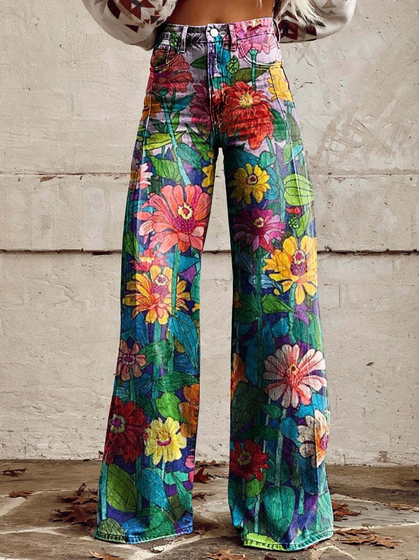 Ritan | Calças Longas de Denim Femininas