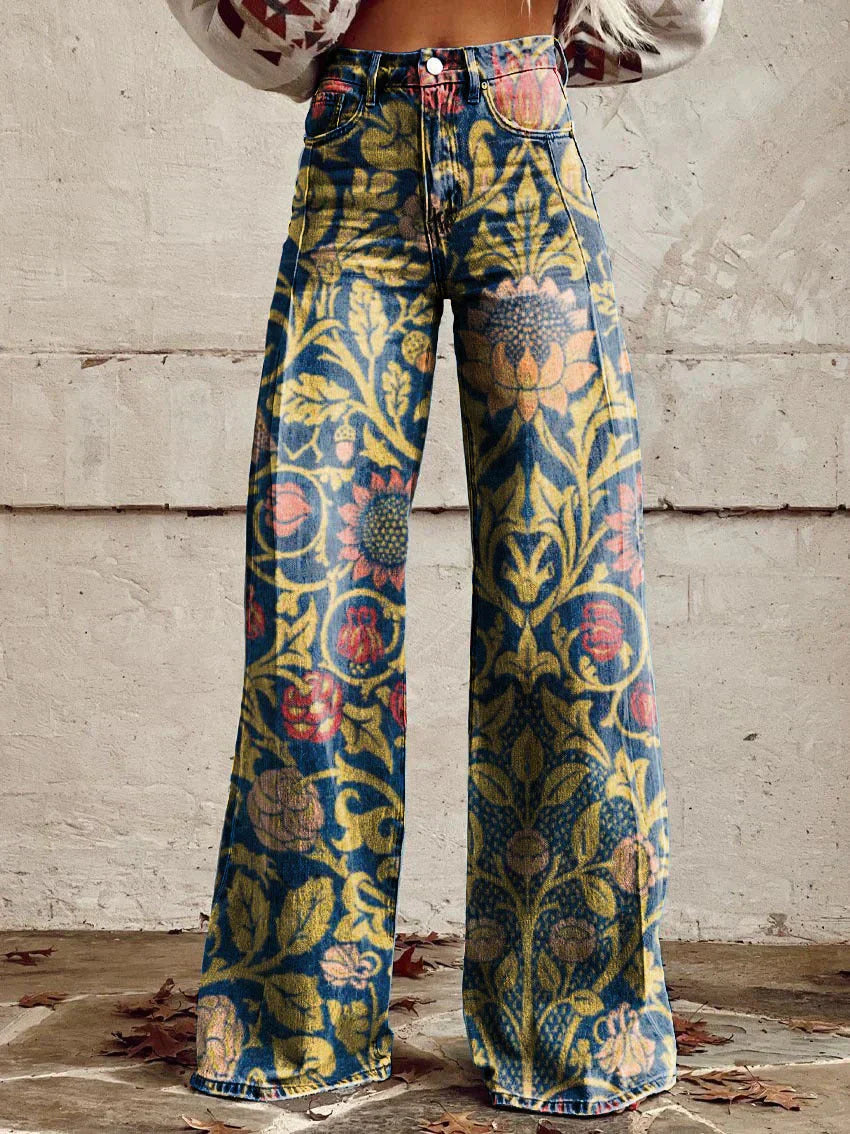 Ritan | Calças Longas de Denim Femininas