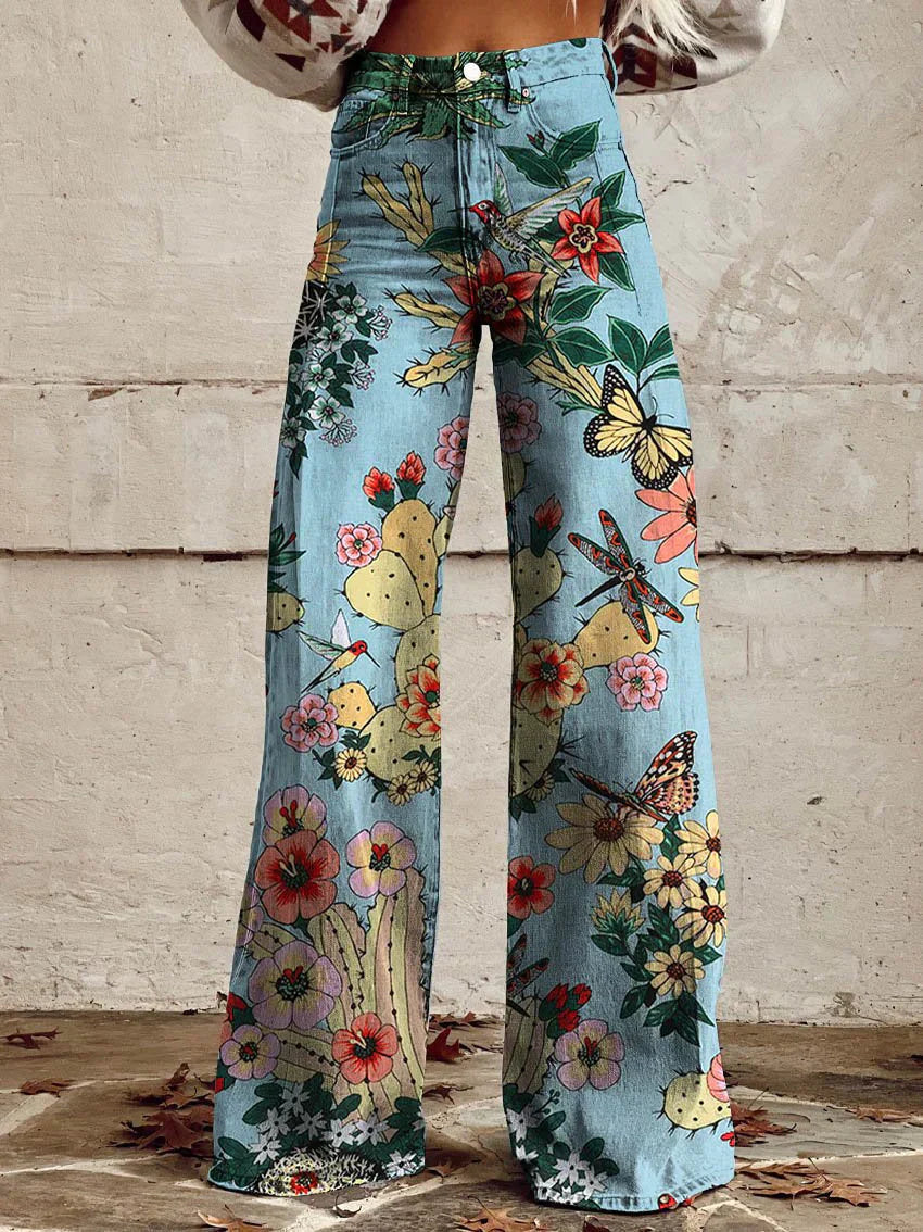 Ritan | Calças Longas de Denim Femininas