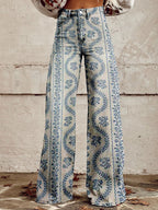 Ritan | Calças Longas de Denim Femininas