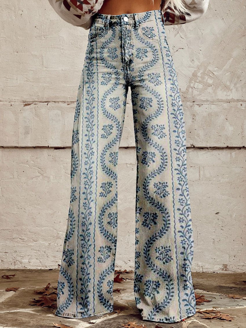 Ritan | Calças Longas de Denim Femininas
