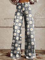 Ritan | Calças Longas de Denim Femininas