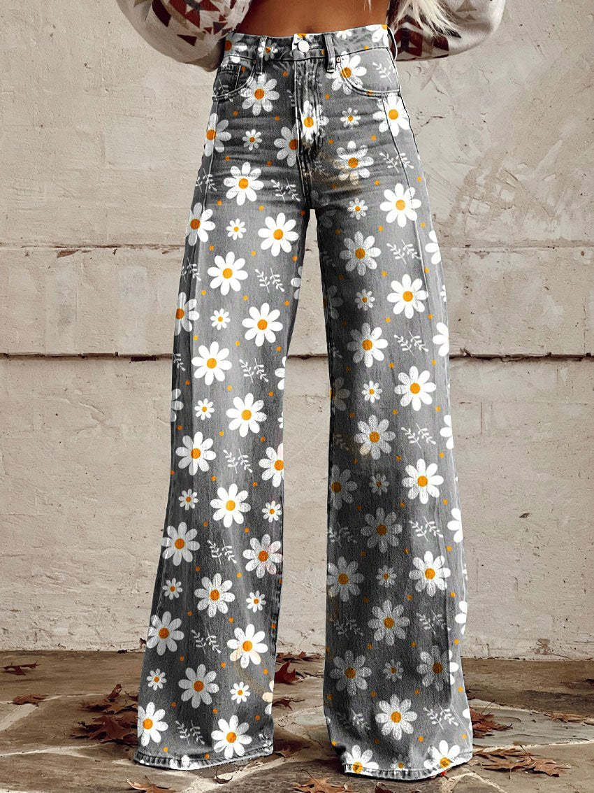 Ritan | Calças Longas de Denim Femininas