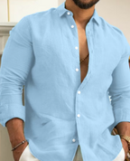 VALO - Camisa Masculina de Manga Longa