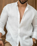 VALO - Camisa Masculina de Manga Longa
