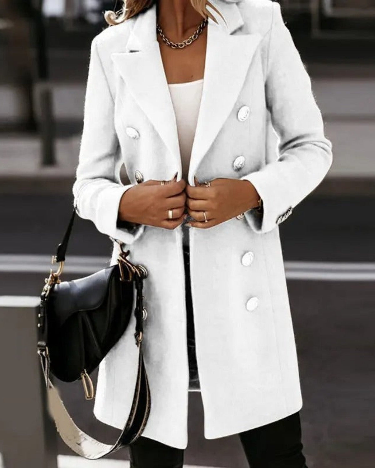 Blazer Slim Fit Feminino com Dupla Abotoadura