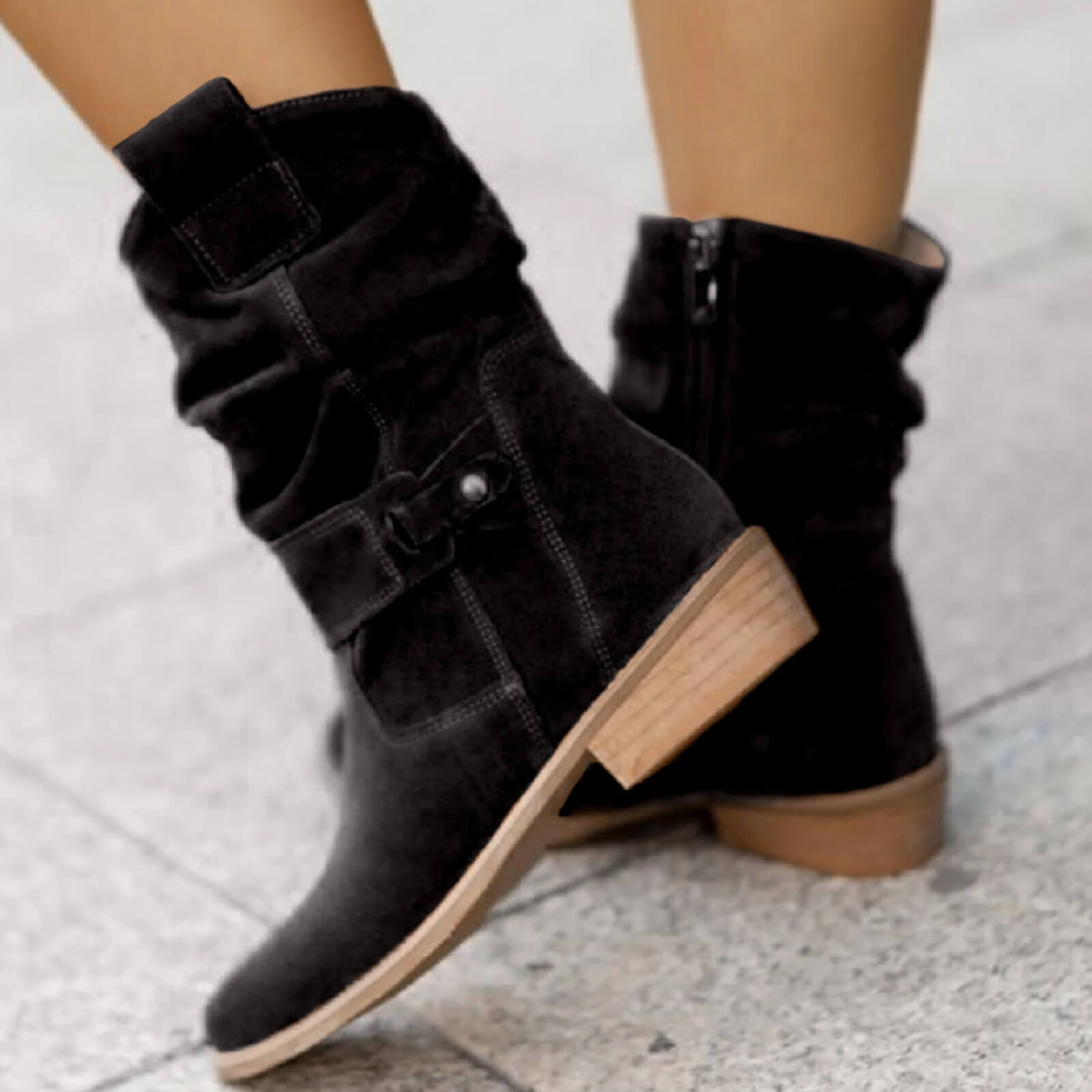 Botins Femininos em Camurça Marrom – Conforto e Qualidade para o Dia a Dia