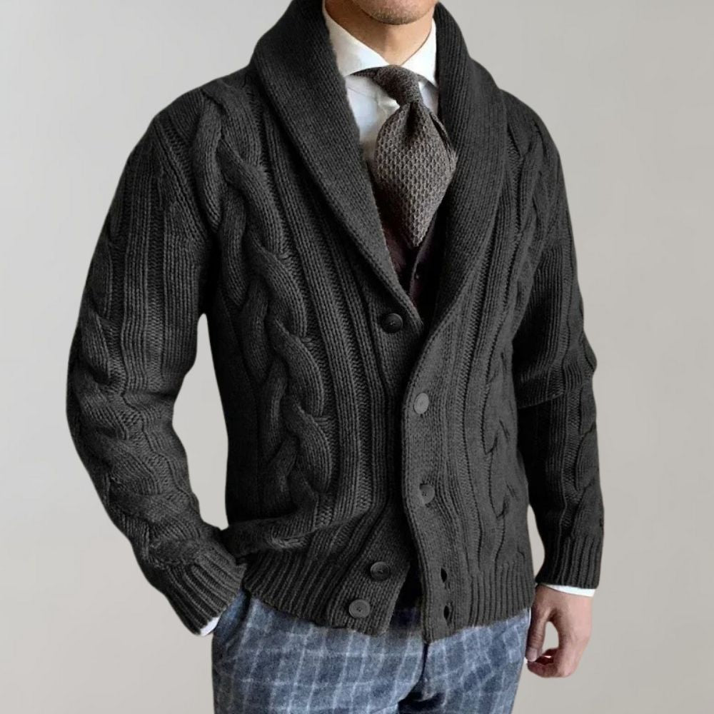 Samuel - Colete Masculino com Botões em Estilo Confortável