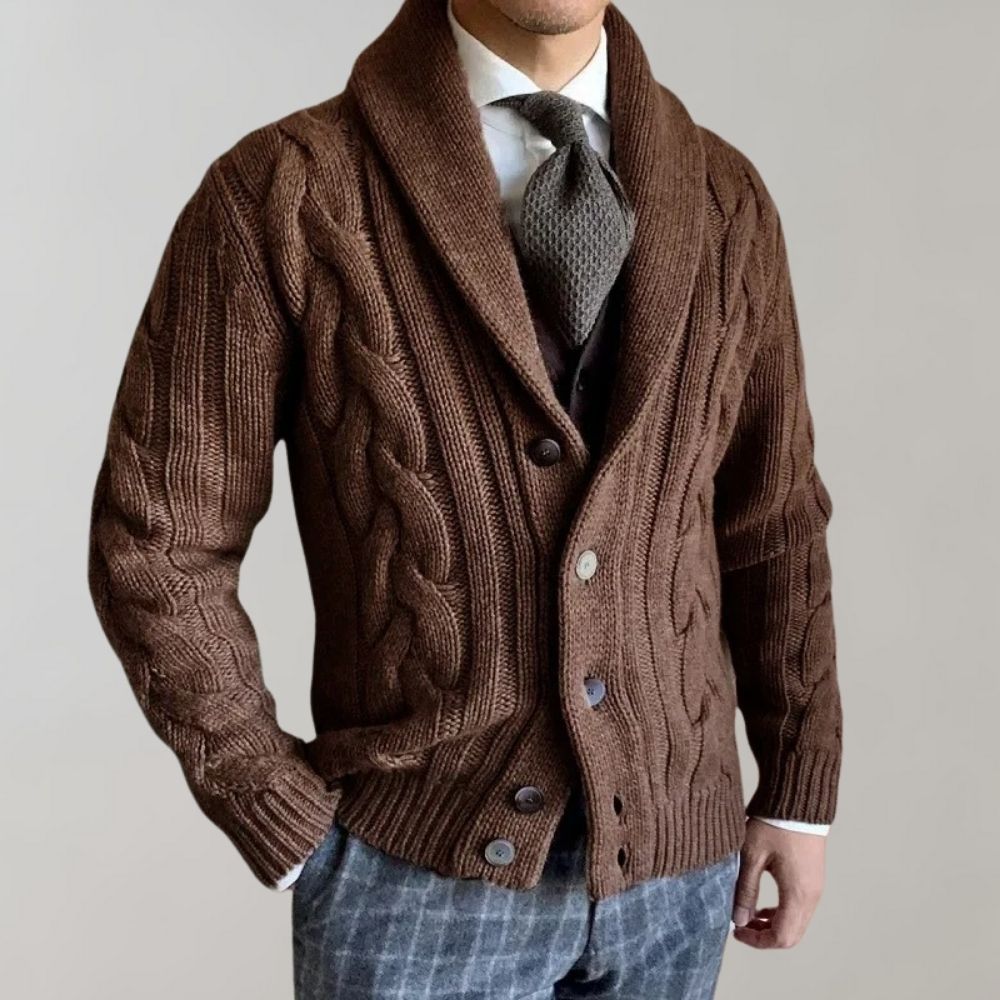 Samuel - Colete Masculino com Botões em Estilo Confortável
