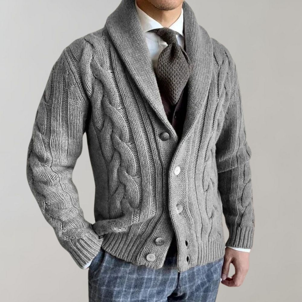 Samuel - Colete Masculino com Botões em Estilo Confortável