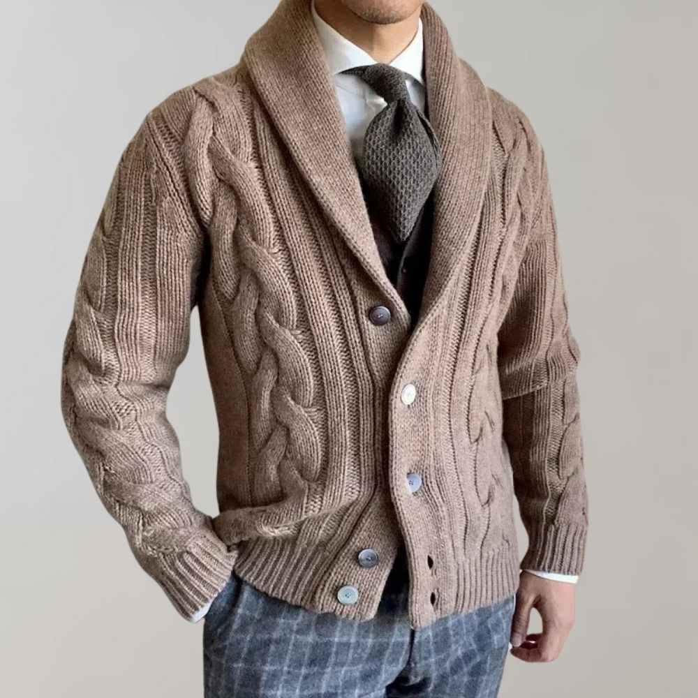 Samuel - Colete Masculino com Botões em Estilo Confortável