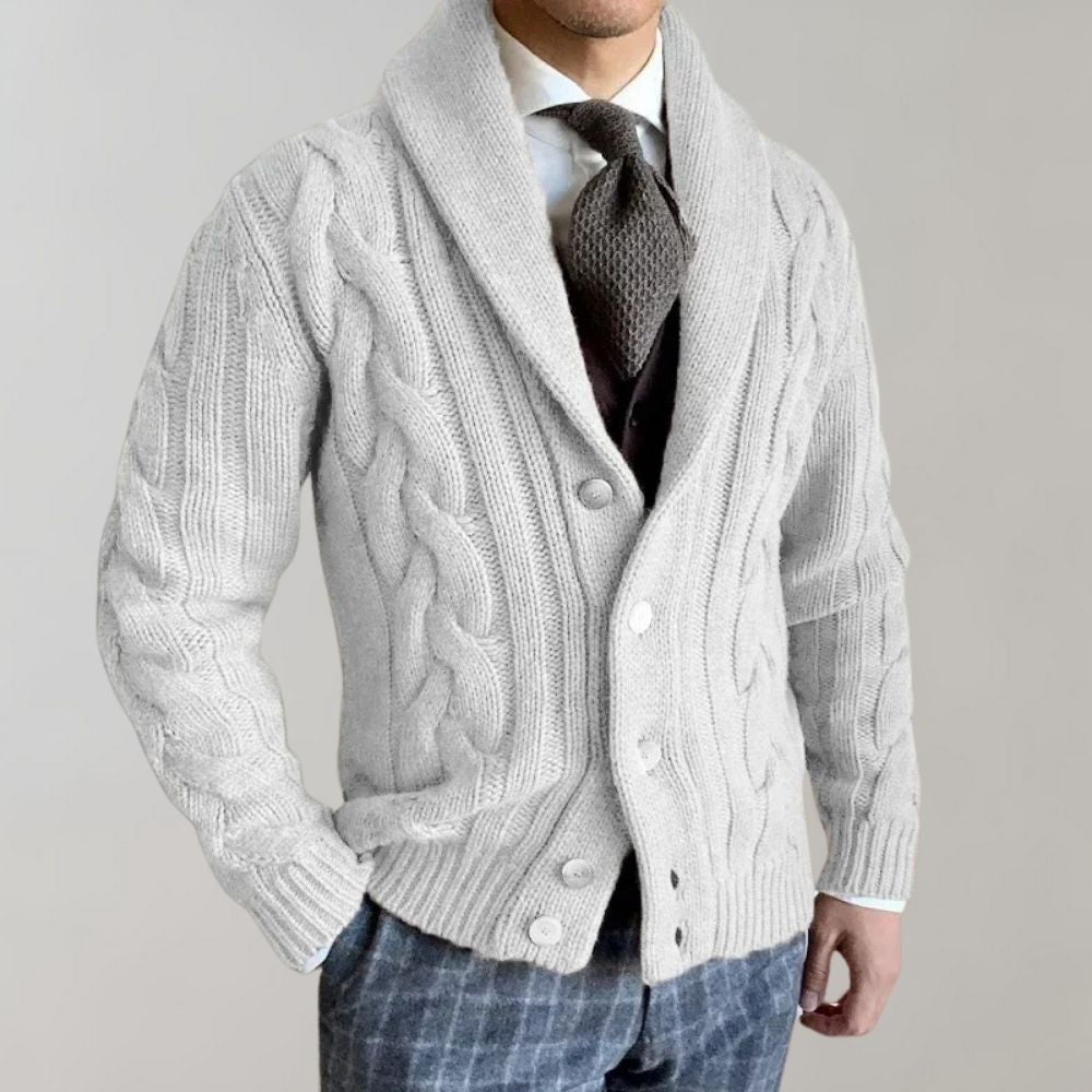 Samuel - Colete Masculino com Botões em Estilo Confortável