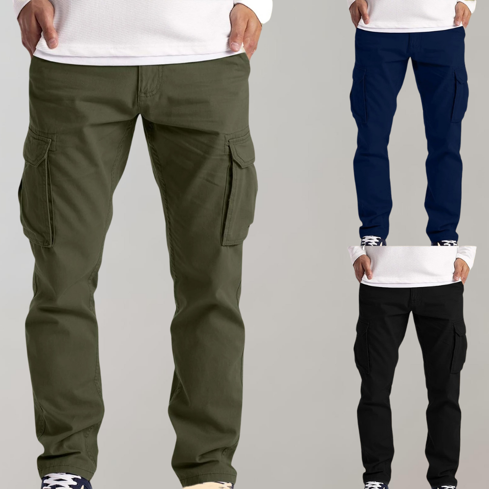 Calças Cargo Masculinas Confortáveis | Estilo Casual