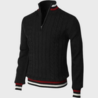 Berend - Estiloso Suéter Masculino com Meio Zíper