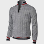 Berend - Estiloso Suéter Masculino com Meio Zíper