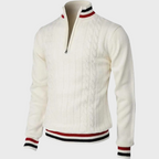 Berend - Estiloso Suéter Masculino com Meio Zíper