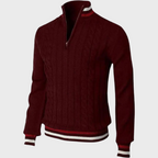 Berend - Estiloso Suéter Masculino com Meio Zíper
