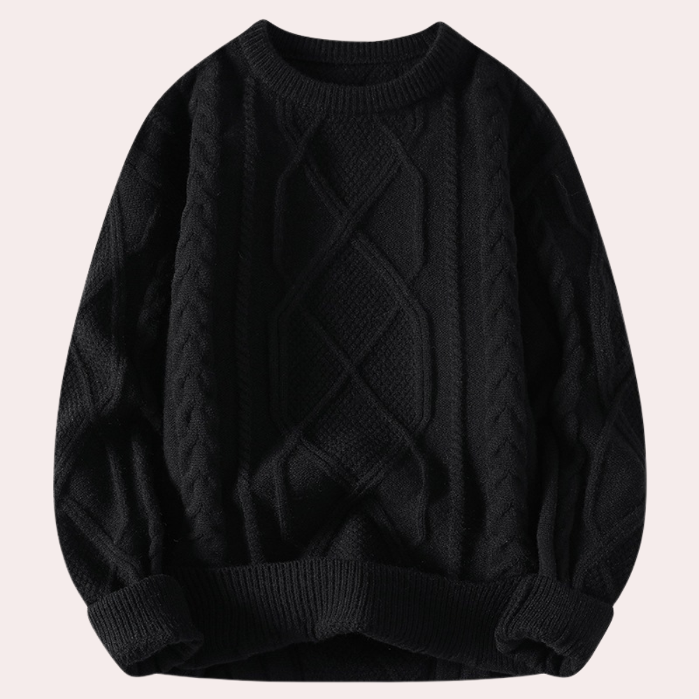 SOLA - Suéter Confortável de Malha Masculina