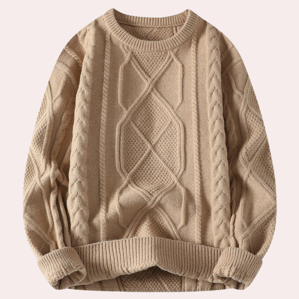 SOLA - Suéter Confortável de Malha Masculina