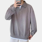 Noah - Pullover Masculino com Zíper Frontal