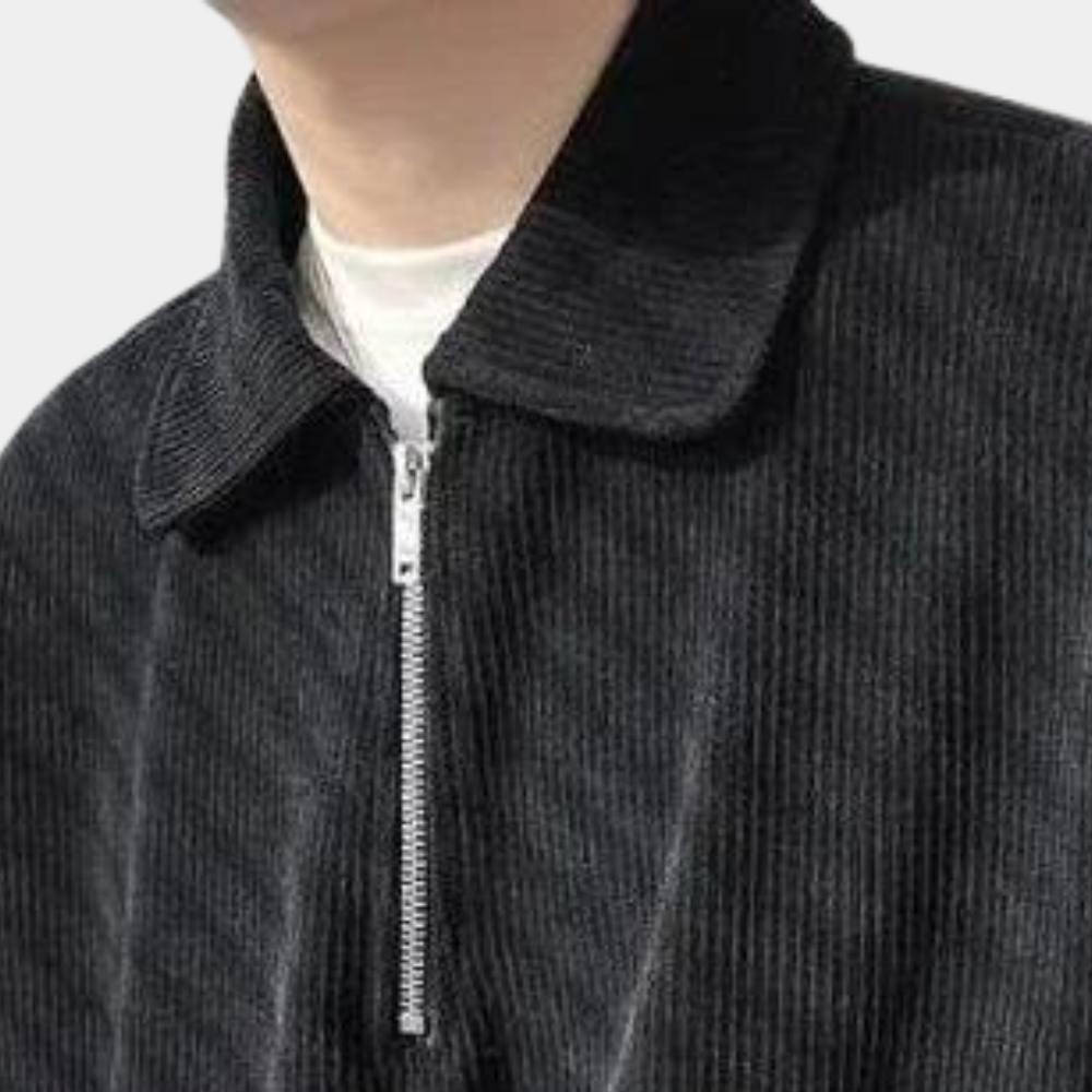 Noah - Pullover Masculino com Zíper Frontal
