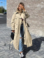 Elegante Casaco Trench Amara