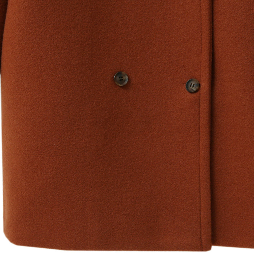 Casaco Longo de Lã Reversível Feminino – Ideal para o Outono