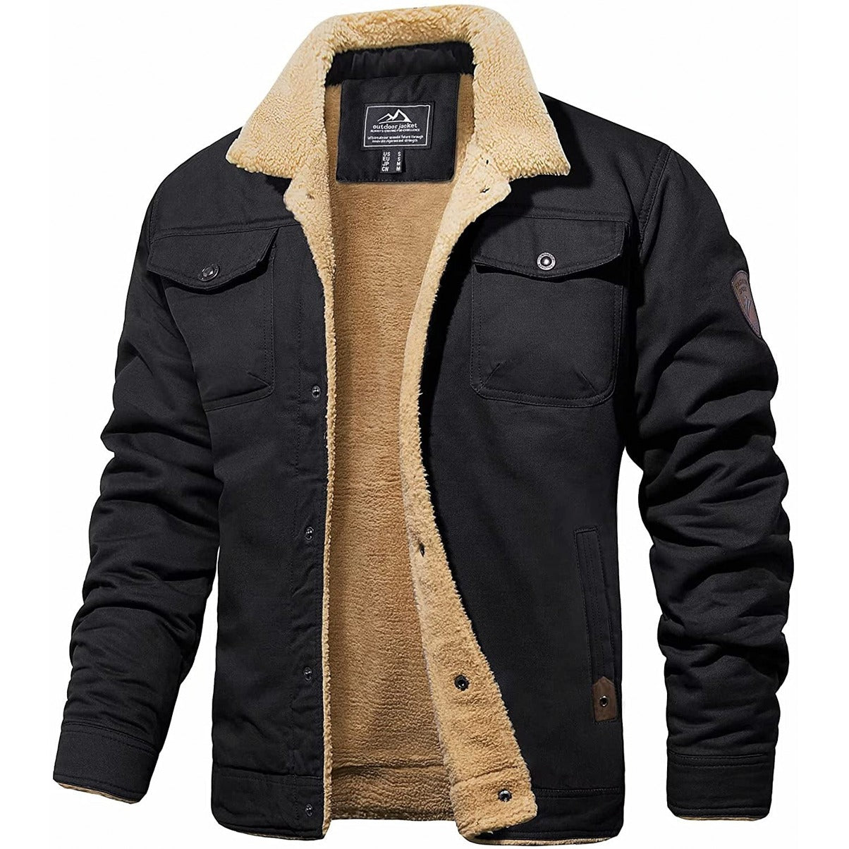 JAVO - Estiloso Casaco Bomber Masculino