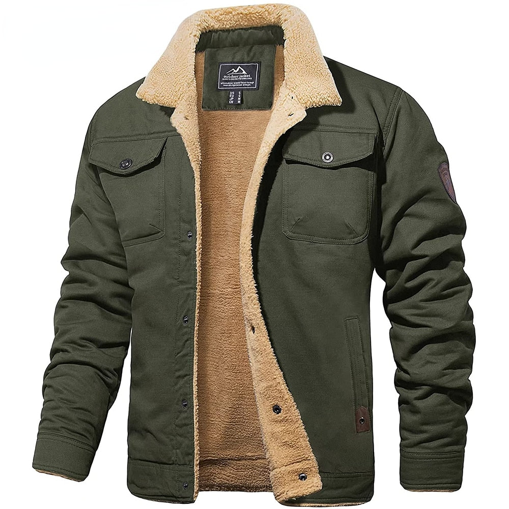 JAVO - Estiloso Casaco Bomber Masculino