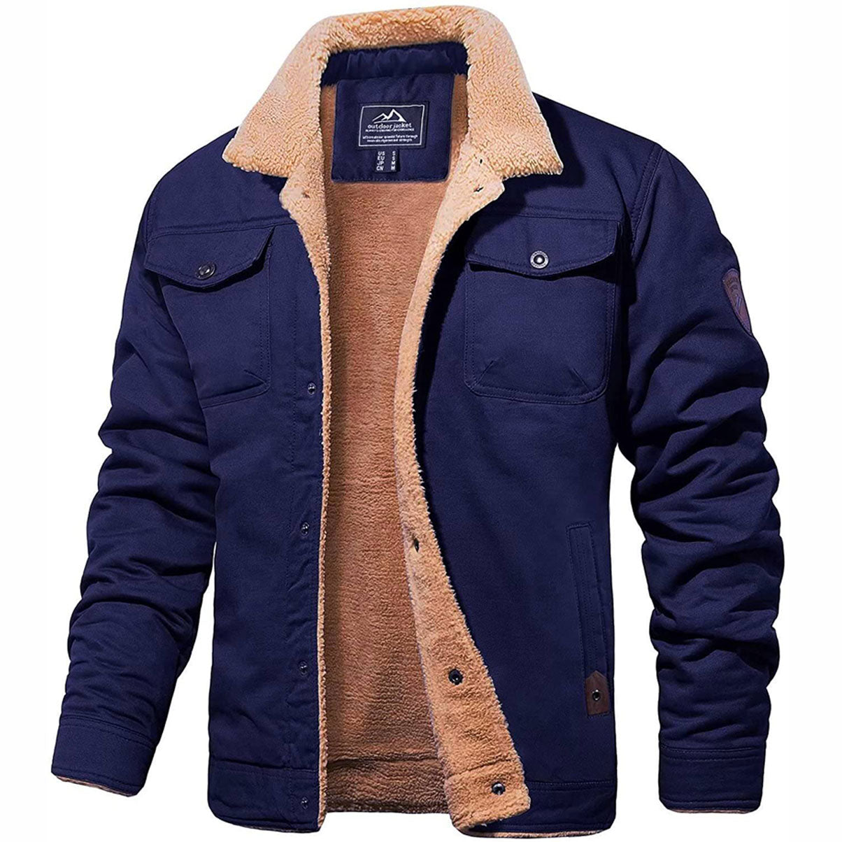 JAVO - Estiloso Casaco Bomber Masculino