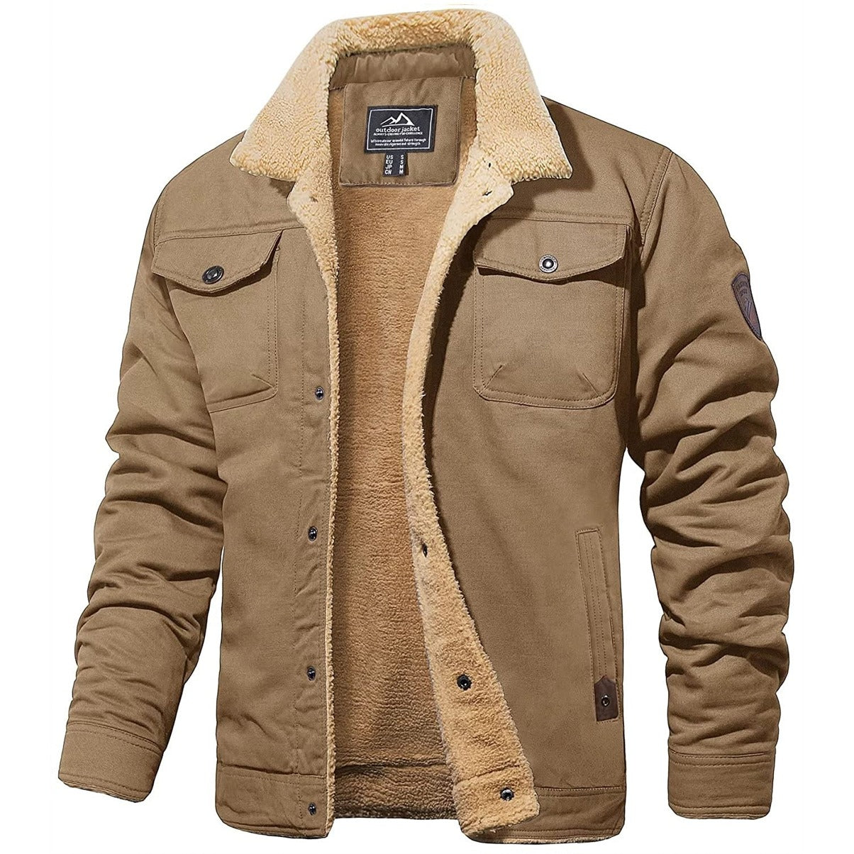 JAVO - Estiloso Casaco Bomber Masculino