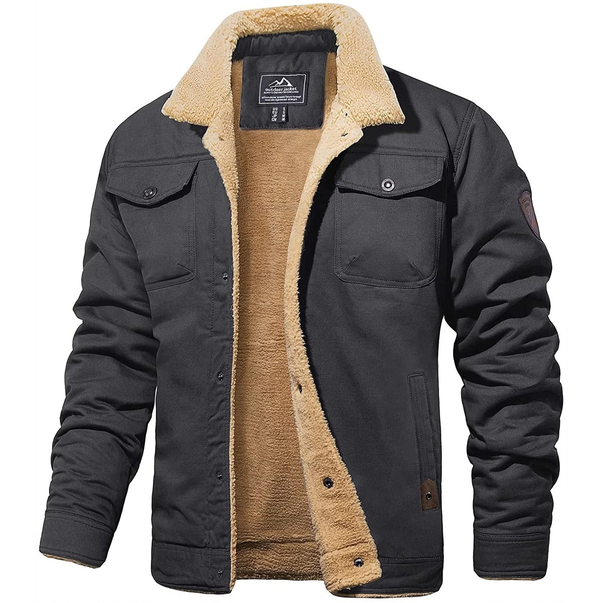 JAVO - Estiloso Casaco Bomber Masculino
